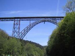Le pont Müngsten sur la Wupper.