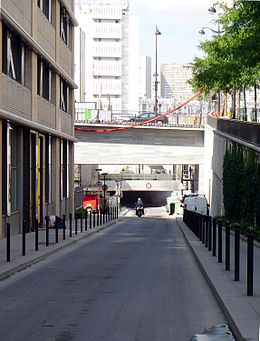 Rue Watt après les travaux de 2007.