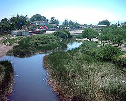 Le río Loa, à hauteur de Calama.