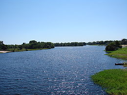 Le río Guaporé près de la ville brésilienne de Pontes e Lacerda.