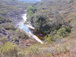 Source du rio Jequitinhonha à Serro, dans l'État de Minas Gerais.