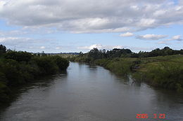 Le rio Tibaji, à proximité de Ponta Grossa.