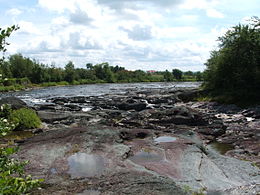 Rivière Etchemin en amont des Chutes Rouillard, à Saint-Anselme.