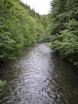 La rivière Saale franconienne.
