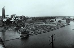 Scierie Price sur la rivière Rimouski en 1914