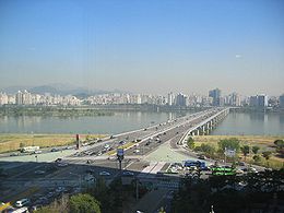 Le fleuve Han à Séoul