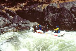 Rafting on the North Fork (©2005 Dick James, courtesy of byways.org)