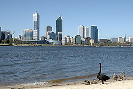 Perth et la rivière Swan.
