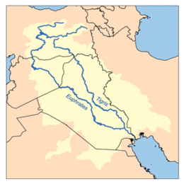 La Karasu est la branche la plus courte et la plus au nord de l'Euphrate. La branche sud est la Murat Nehri