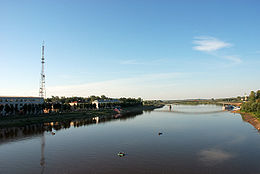 La Volkhov à Novgorod.