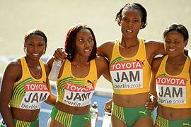 4 x 400 m Jamaica Berlin 2009.JPG