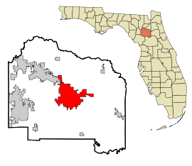 Localisation de Gainesville