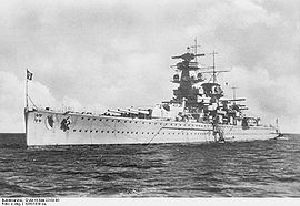 Le Graf Spee en 1936