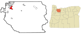 Localisation de Oregon City
