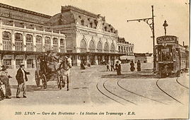 La Gare des Broteaux, au début du XXe siècle