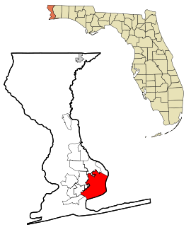 Localisation de Pensacola