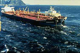 L'Exxon Valdez échoué