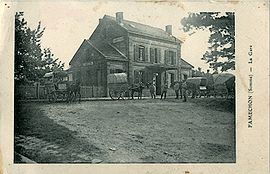La gare de Famechon pendant la Première Guerre mondiale