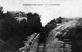 La gare vers 1900