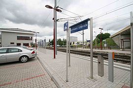 Entrée de la gare.