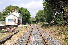 Bâtiment voyageurs et voie (en 2010)