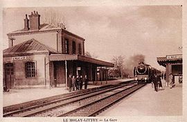 Gare du Molay-Littry au début du XXe siècle