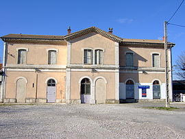 La gare de Donzère en 2008