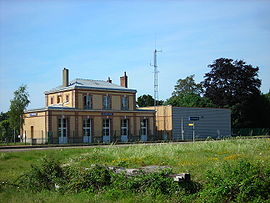 Vue de l'ancien bâtiment voyageurs.