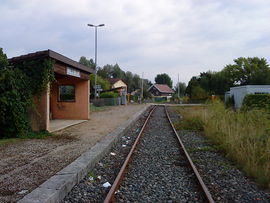 La gare avec son quai