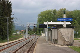 La halte SNCF en 2010