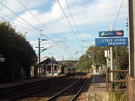 Vue d'ensemble de la gare.