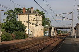 Vue de l'ancien bâtiment voyageurs.