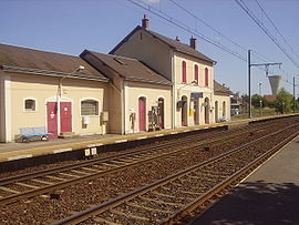 La gare de Mehun-sur-Yèvre