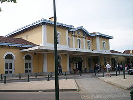 L'entrée de la gare de Montélimar
