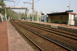 Le quai de la gare.