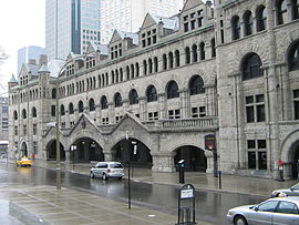 La Gare Windsor sur la rue de La Gauchetière