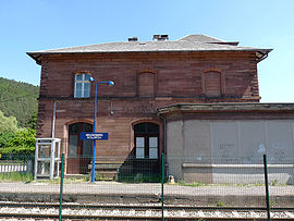 La gare de Heiligenberg-Mollkirch, côté quai