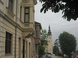 Une rue de Jastrebarsko