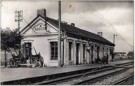 La gare d'Abscon.