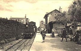 La gare de Langrune à la Belle-Époque