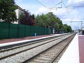 L'aménagement actuel de la station