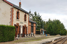 Vue de l'ancien bâtiment voyageurs.