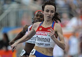 Mariya Savinova Turin 2009.JPG