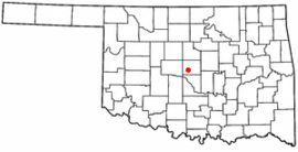 Localisation de Oklahoma City