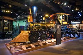 La première locomotive de Chicago est exposée au musée