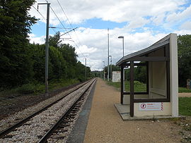 Quai de la gare de Laboissière-Le Déluge