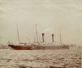 L’Oceanic dans le port de New York, le 6 juin 1907.