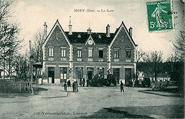 La gare de Mouy au début du XXe siècle