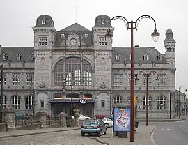 Façade de la gare de Verviers