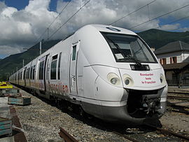 Rame Z 50000 en gare de Saint-Pierre-d'Albigny